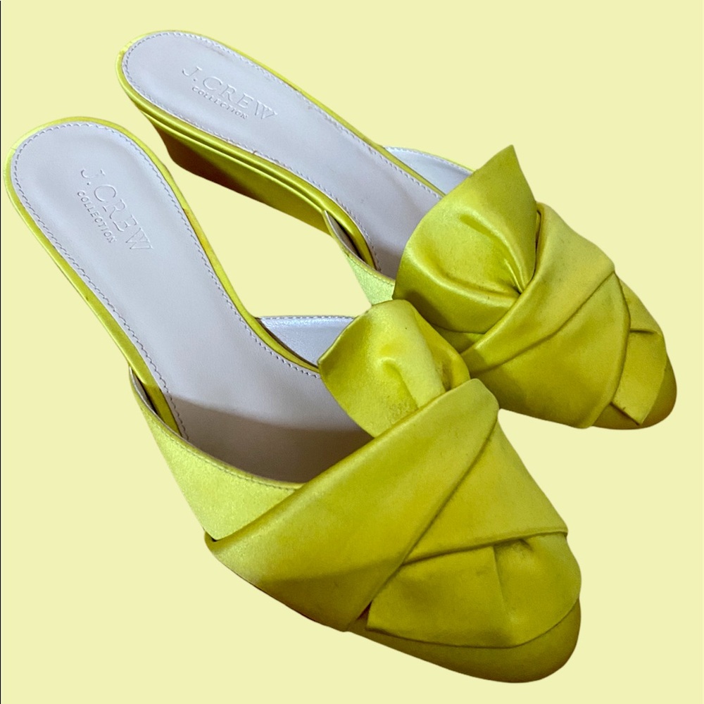 JCrew Chartreuse Shoes
